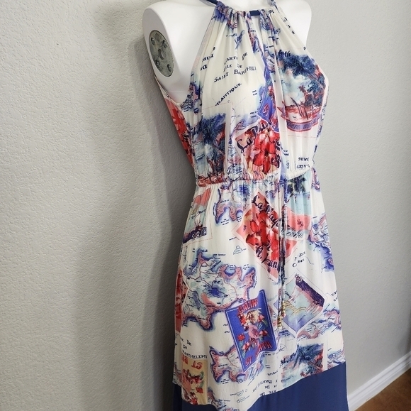 Peter Som for DesigNation Postcard Maxi Dress Size Small - Picture 3 of 12